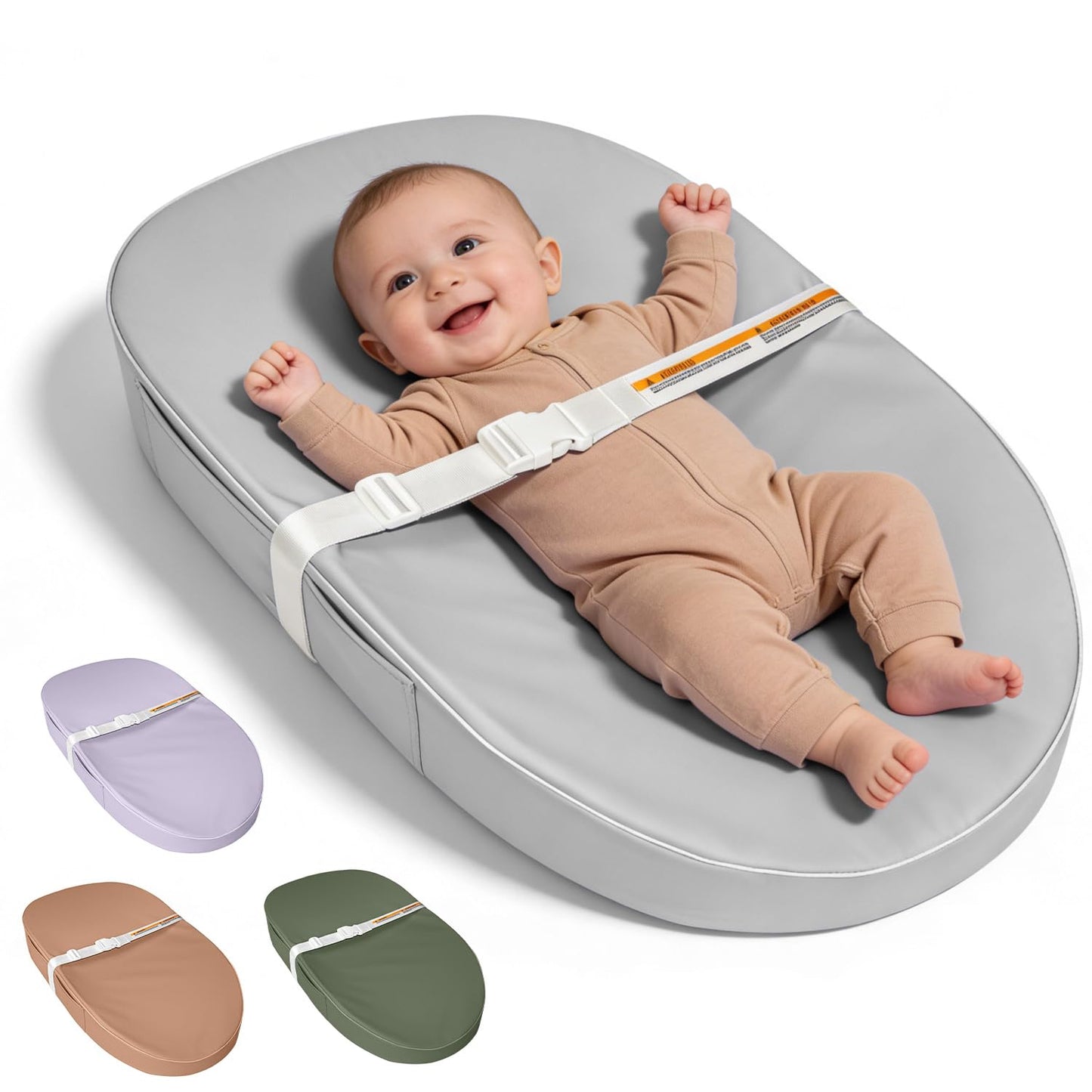 Waterproof Baby Changing Pad | Soft, Wipe-Clean Diaper Changing Mat