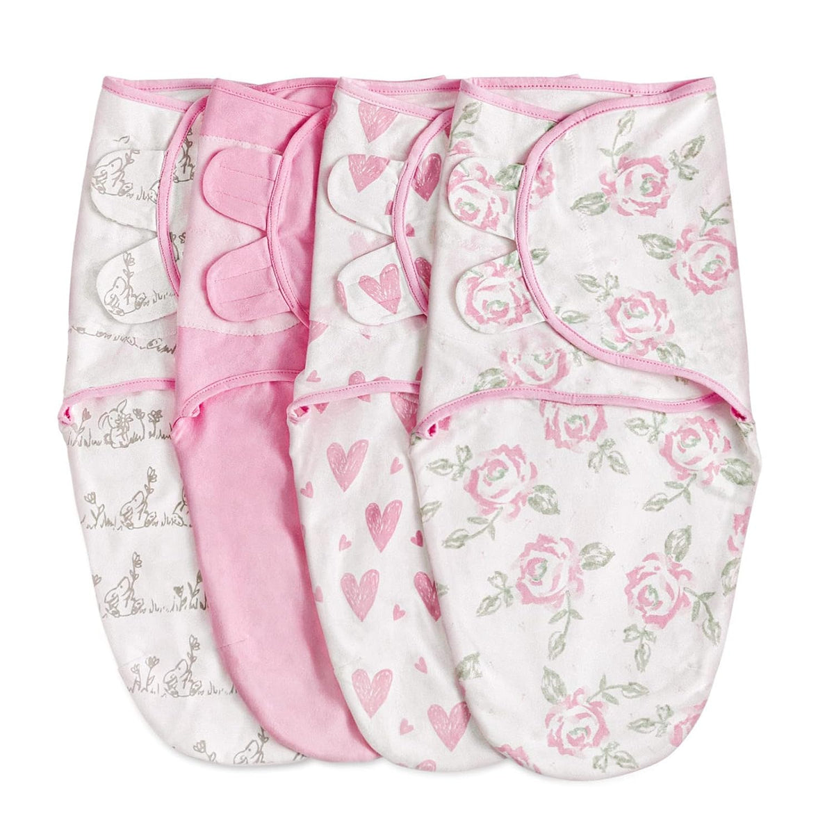 Organic Cotton Baby Swaddle Set (3-Pack) | Soft & Adjustable Newborn Wraps 0–3 Months