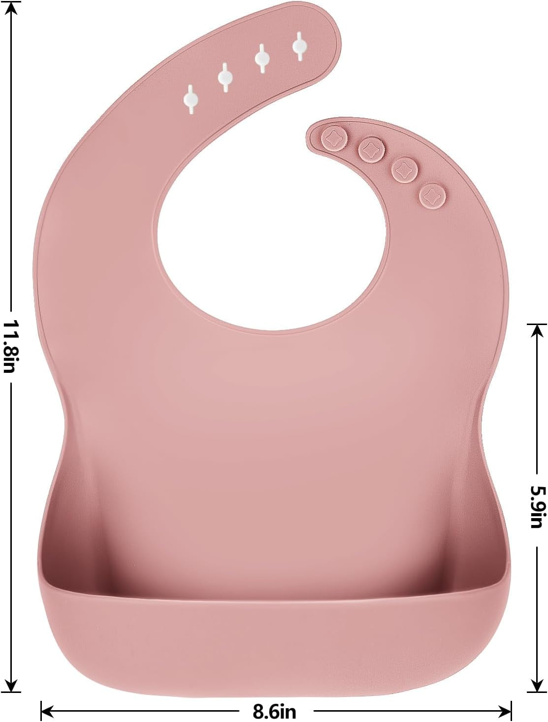 Silicone Baby Bibs (3-Pack) – Waterproof, BPA-Free, Adjustable Feeding Bibs for Babies & Toddlers 🍼