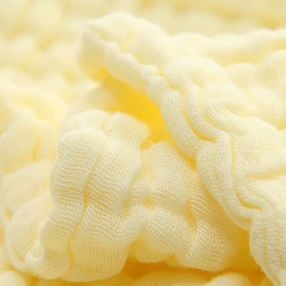 Luxuriously Soft Cotton Muslin 6-Layer Baby Blanket - Perfect for Swaddling and Summer Comfort