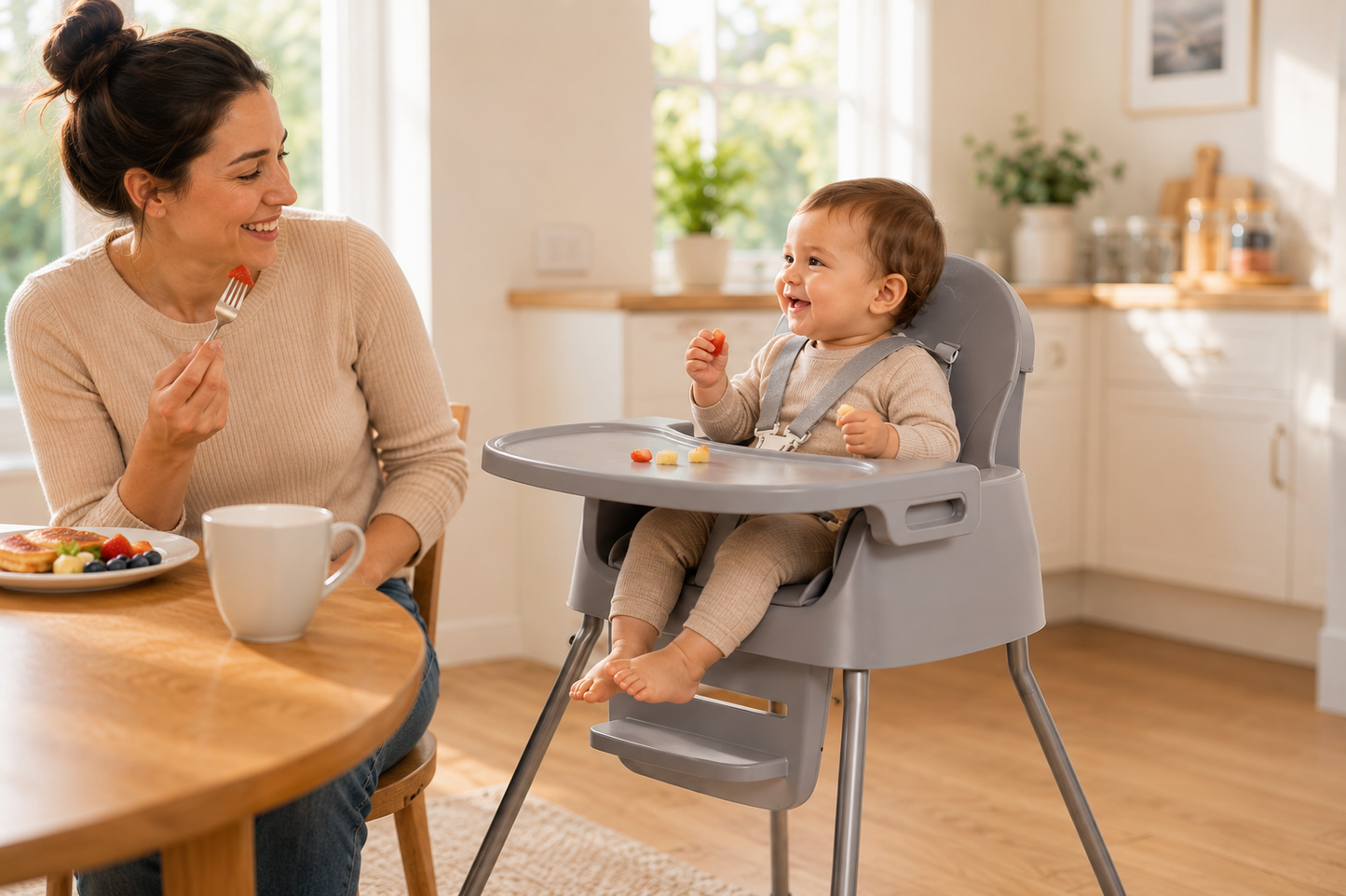 Convertible Baby High Chair | Portable Feeding Chair for Growing Little Ones