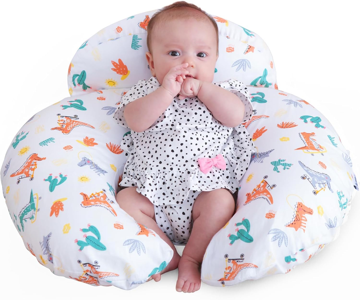 Nursing Pillow for Breastfeeding – Ergonomic Baby Support Pillow with Removable Cotton Cover 🍼