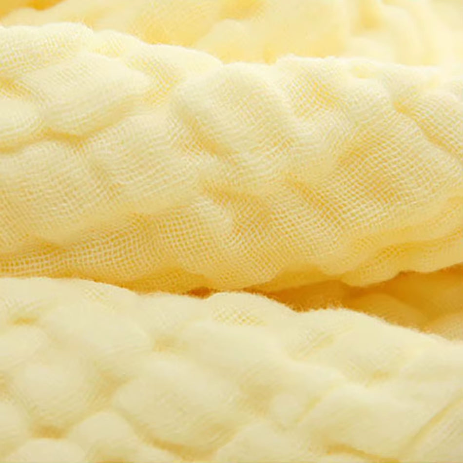 Luxuriously Soft Cotton Muslin 6-Layer Baby Blanket - Perfect for Swaddling and Summer Comfort