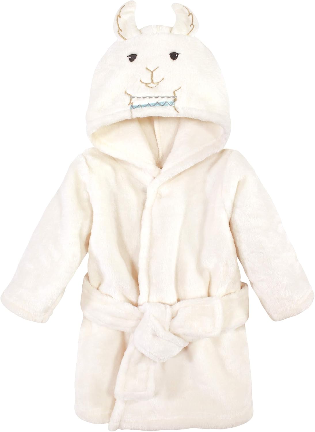 Baby Plush Hooded Bathrobe – Ultra Soft Cozy Bath Robe with Cute Animal Design (0–9 Months) 