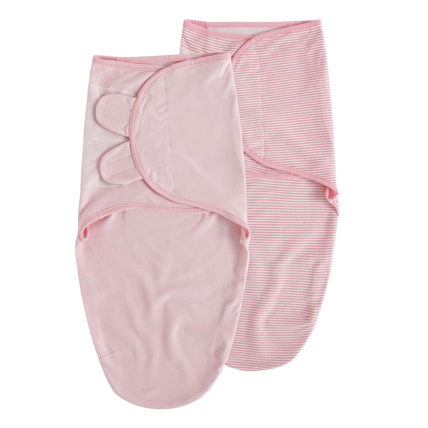 Organic Baby Swaddle Sleep Sack (2-Pack) – 100% Cotton Newborn Wrap for 0–3 Months 
