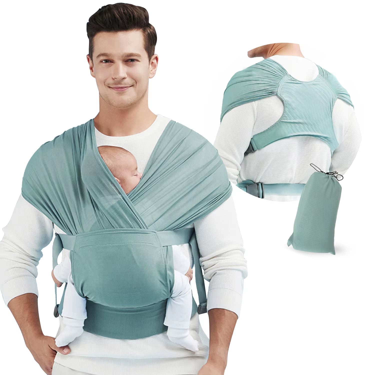 Newborn Baby Carrier Ergonomic Sling Wrap Adjustable Belt 0-24 Month Infant Front Facing Kangaroo Baby Hipseat Carrier Portable