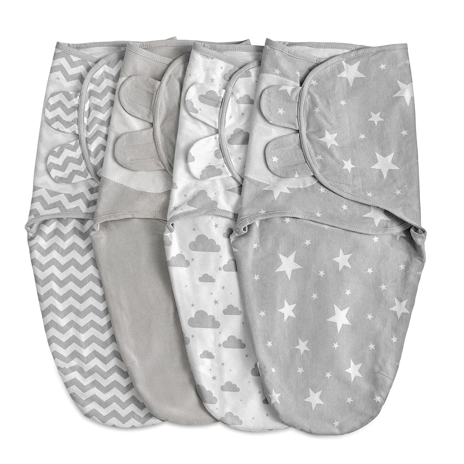 Organic Baby Swaddle Sleep Sack (2-Pack) – 100% Cotton Newborn Wrap for 0–3 Months 