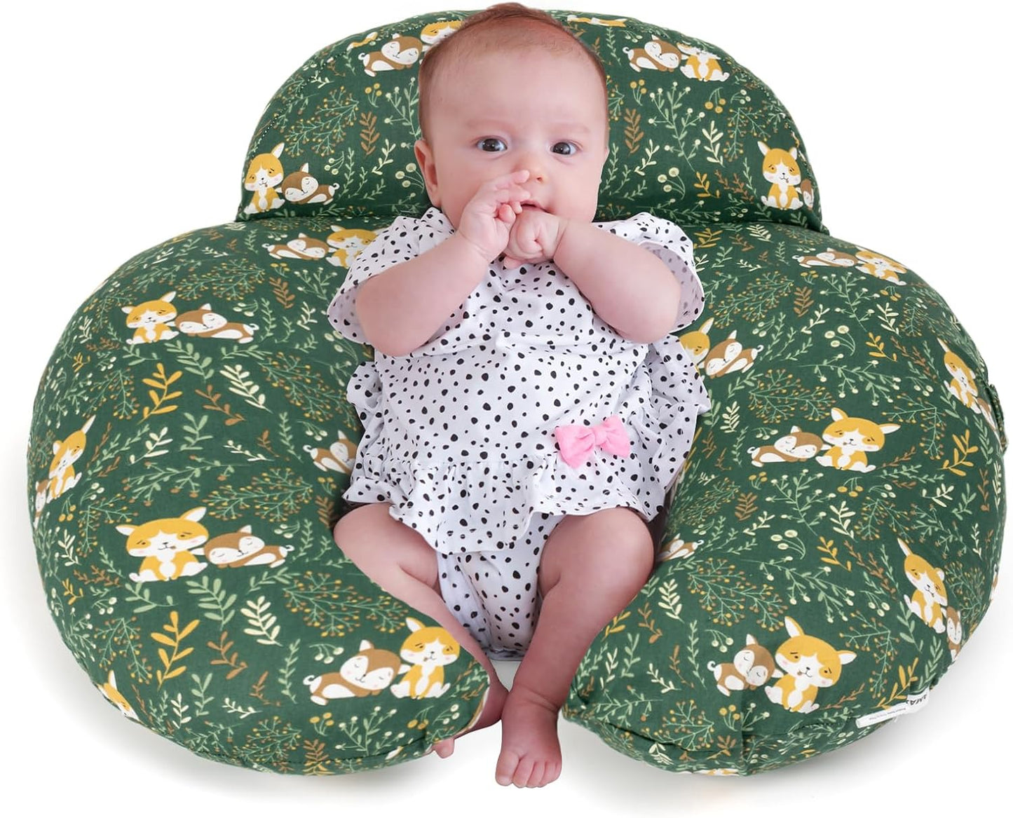 Nursing Pillow for Breastfeeding – Ergonomic Baby Support Pillow with Removable Cotton Cover 🍼