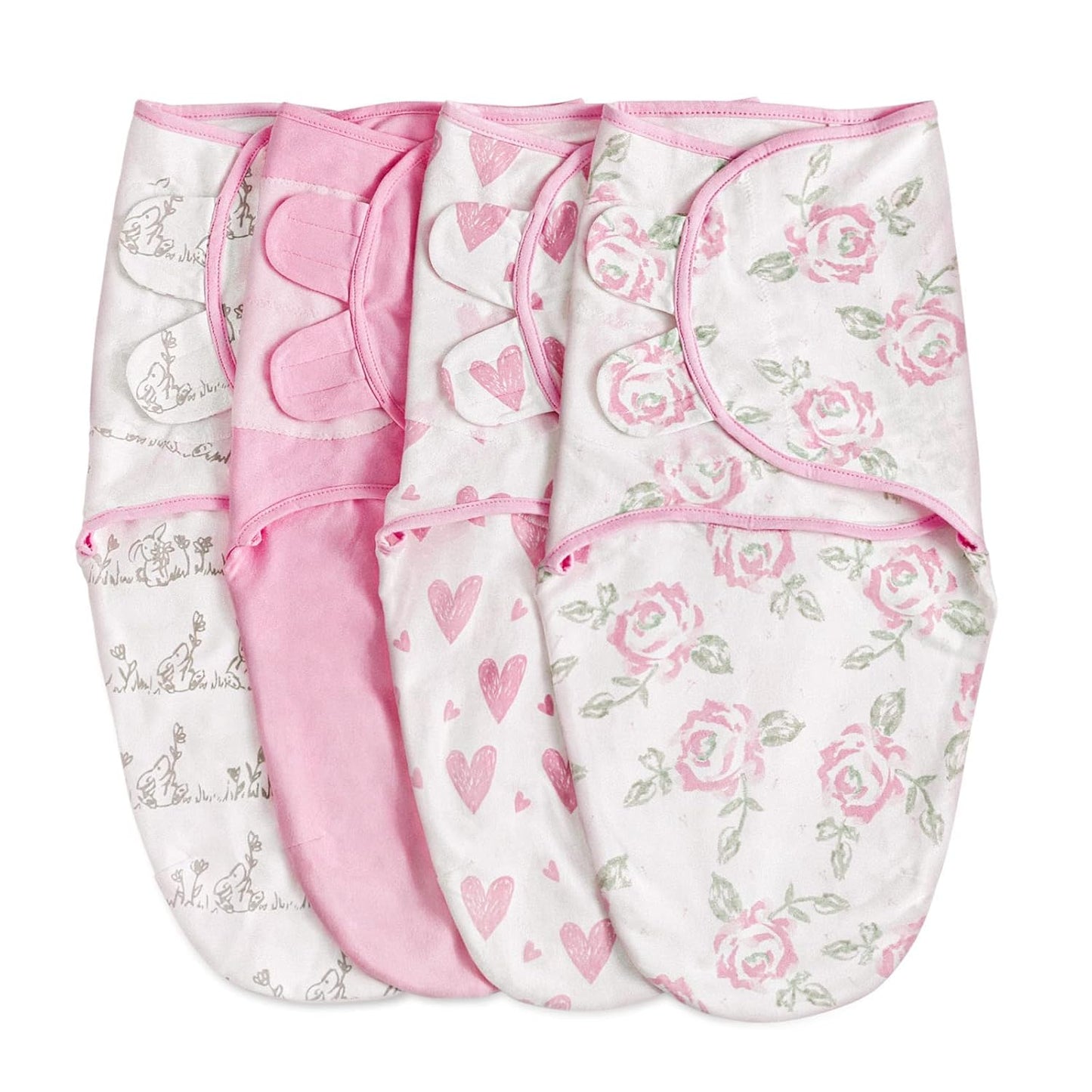 Organic Baby Swaddle Sleep Sack (2-Pack) – 100% Cotton Newborn Wrap for 0–3 Months 