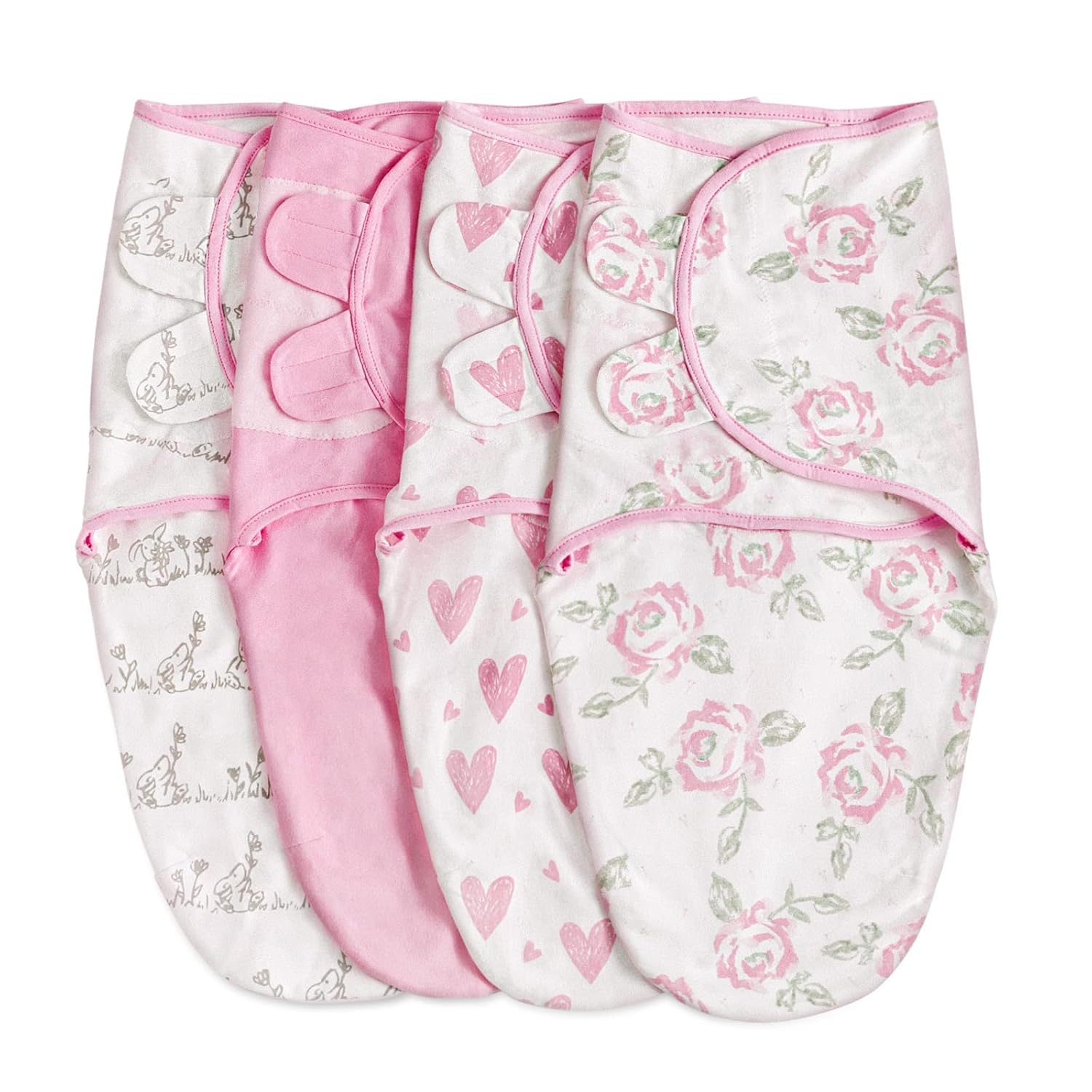 Organic Baby Swaddle Sleep Sack (2-Pack) – 100% Cotton Newborn Wrap for 0–3 Months 