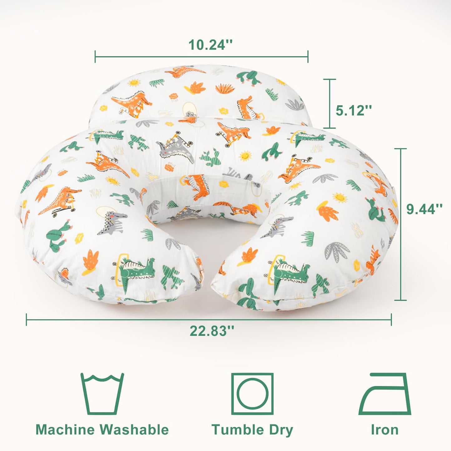 Nursing Pillow for Breastfeeding – Ergonomic Baby Support Pillow with Removable Cotton Cover 🍼