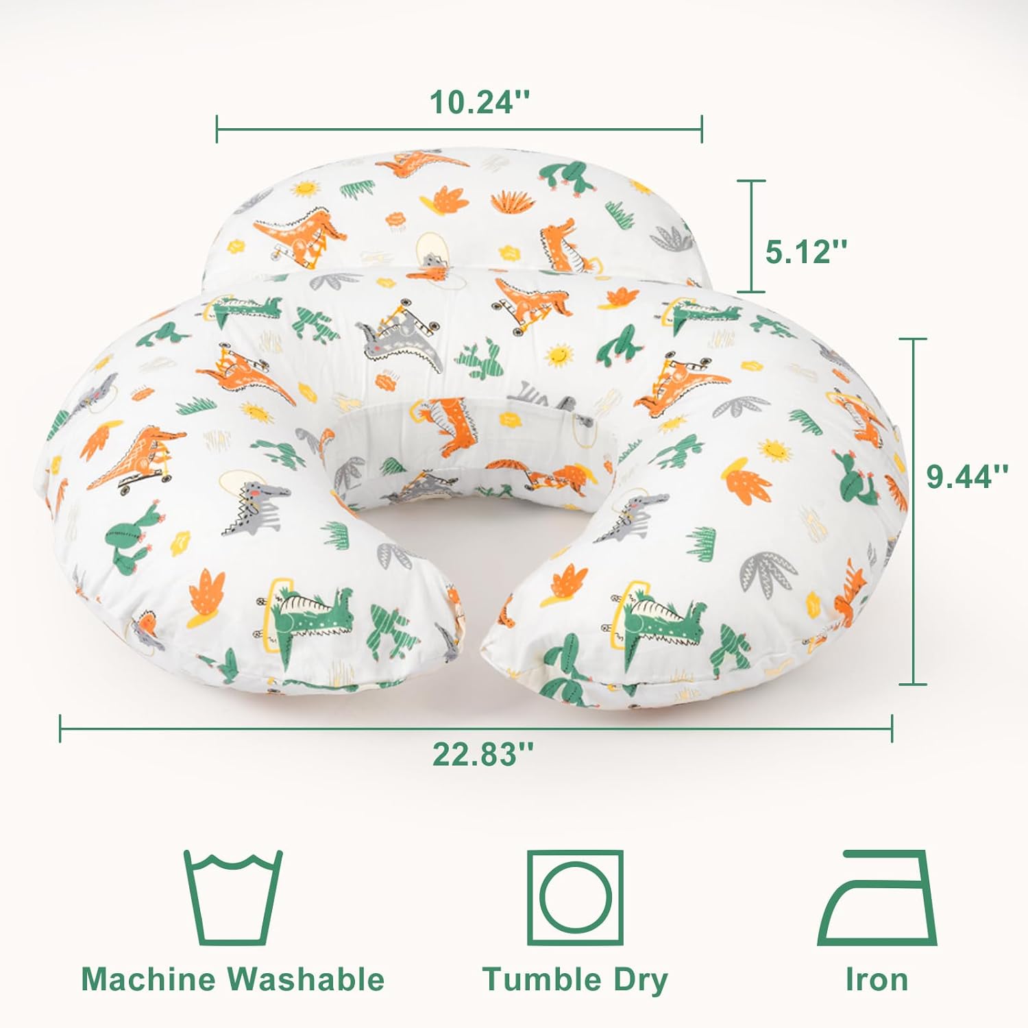 Nursing Pillow for Breastfeeding – Ergonomic Baby Support Pillow with Removable Cotton Cover 🍼