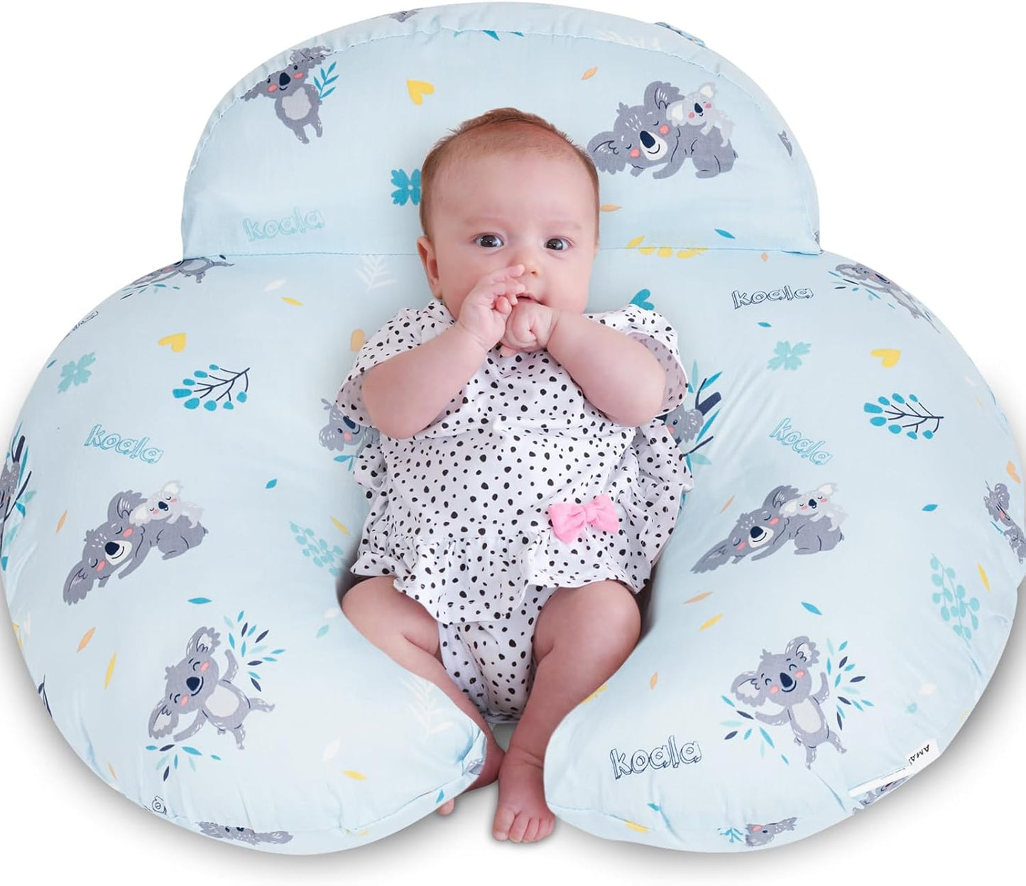 Nursing Pillow for Breastfeeding – Ergonomic Baby Support Pillow with Removable Cotton Cover 🍼