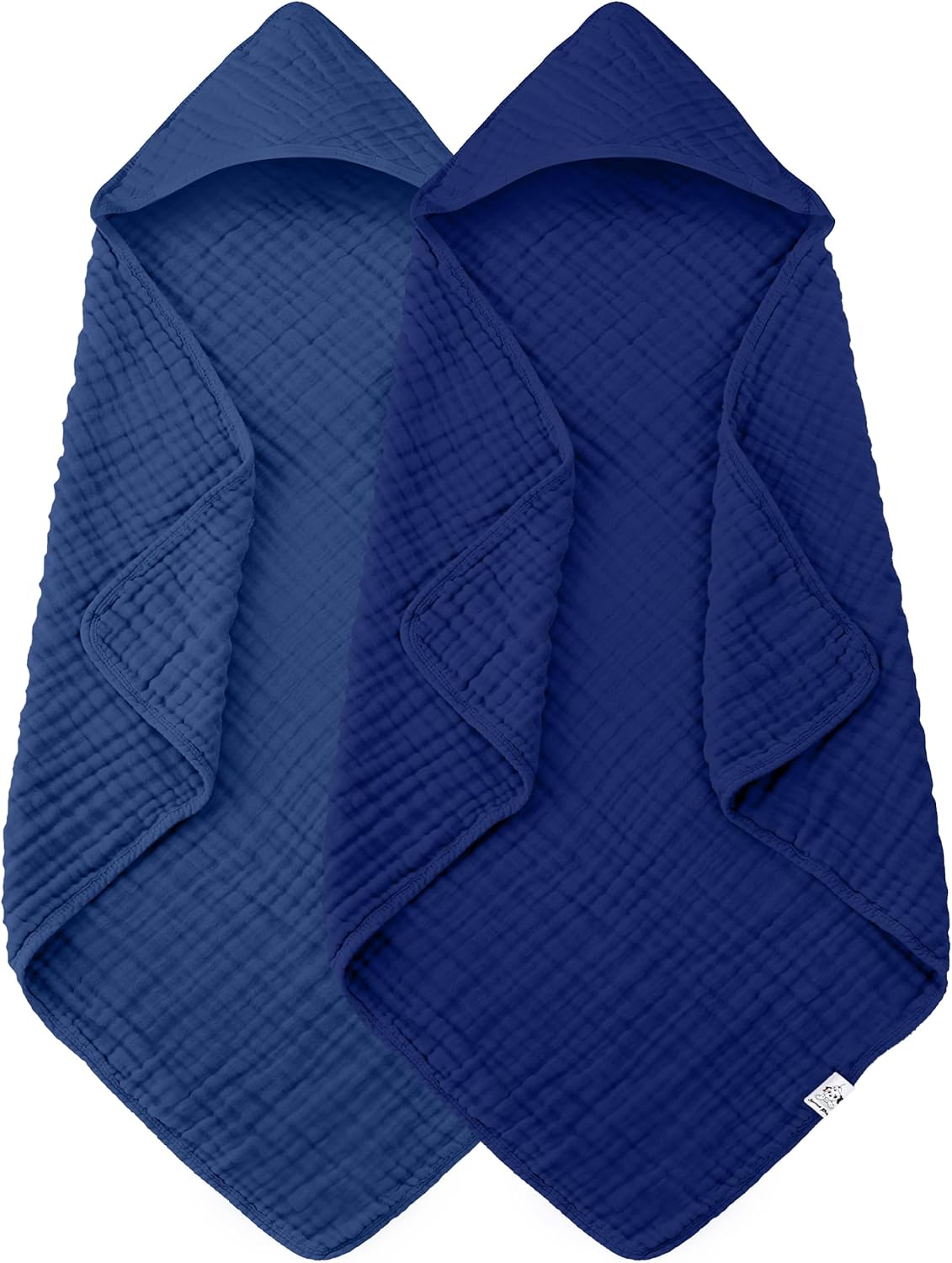 Hooded Baby Towels (2-Pack) – 100% Muslin Cotton Soft & Absorbent Bath Towels 32x32” 🛁