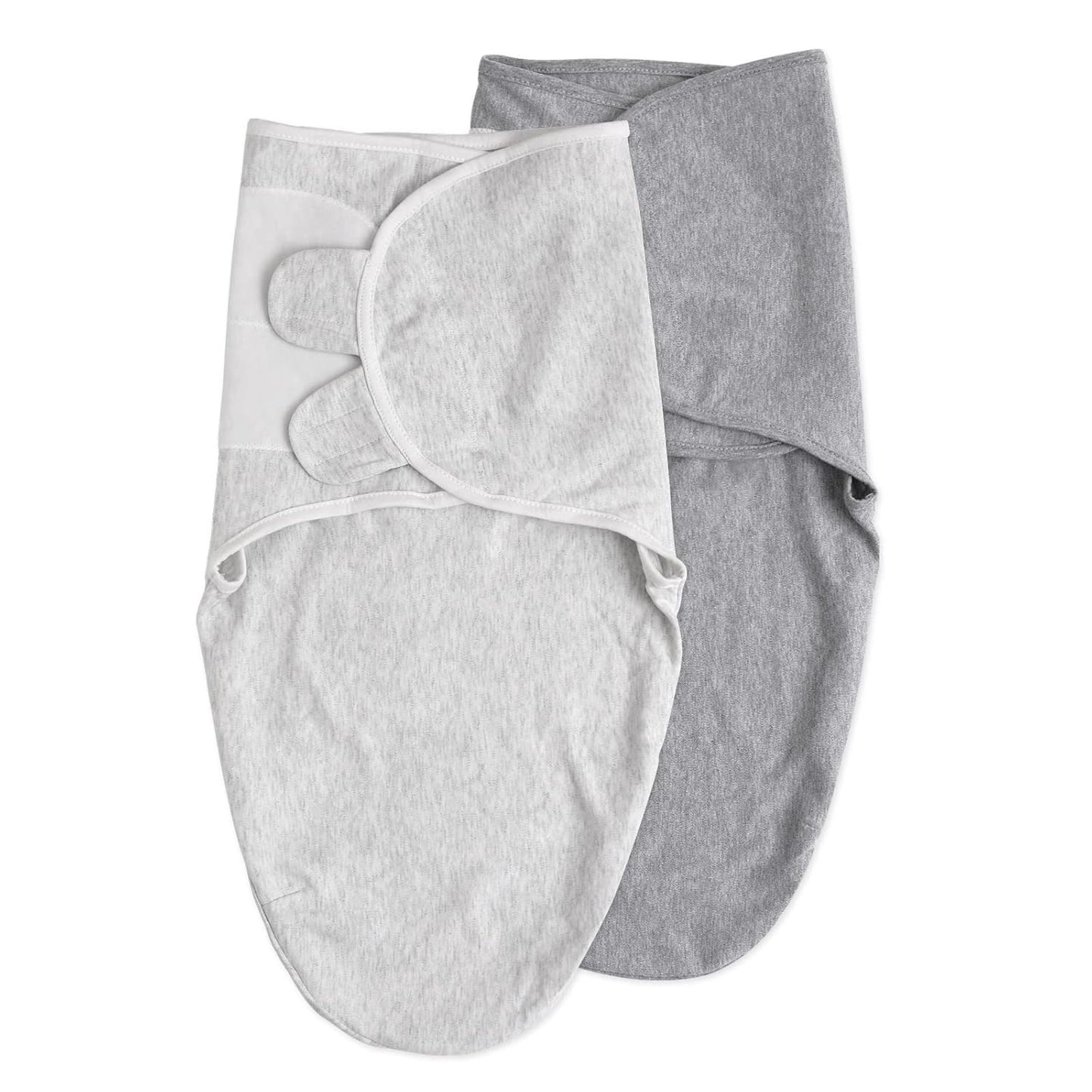 Organic Baby Swaddle Sleep Sack (2-Pack) – 100% Cotton Newborn Wrap for 0–3 Months 