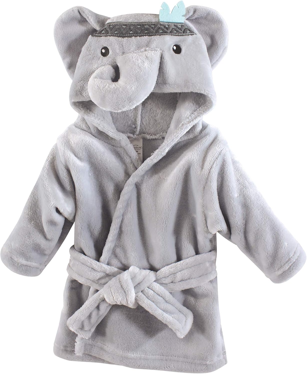 Plush Hooded Baby Bathrobe | Ultra-Soft Cozy Robe for Babies
