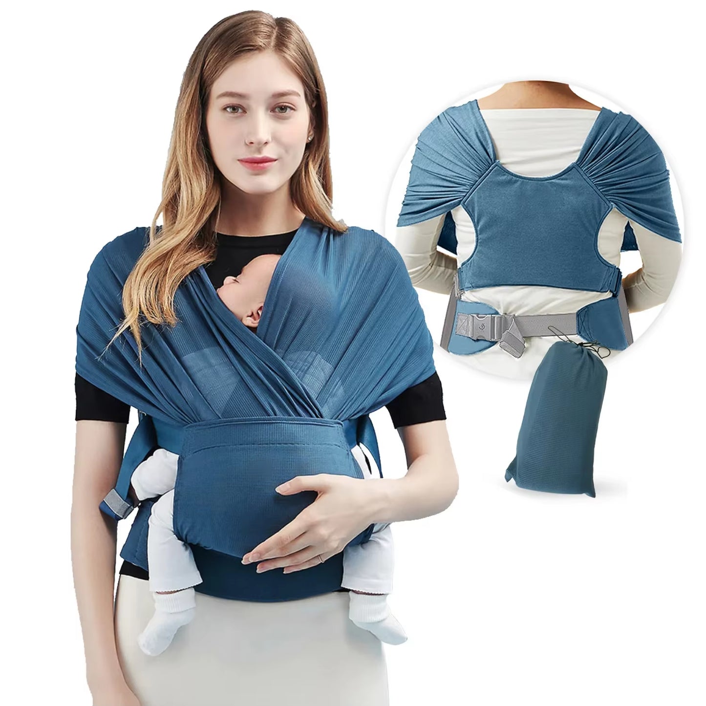 Newborn Baby Carrier Ergonomic Sling Wrap Adjustable Belt 0-24 Month Infant Front Facing Kangaroo Baby Hipseat Carrier Portable