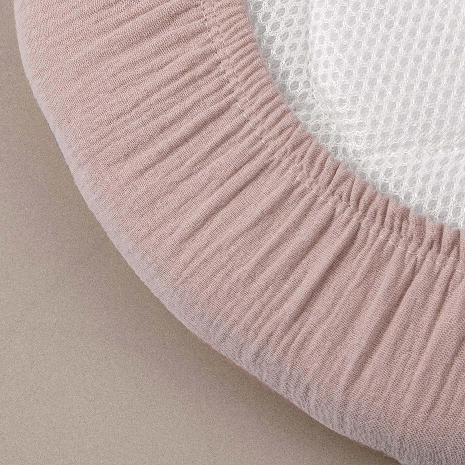 Muslin Bassinet Sheets 2-Pack | Ultra-Soft Breathable Cotton Fitted Sheets
