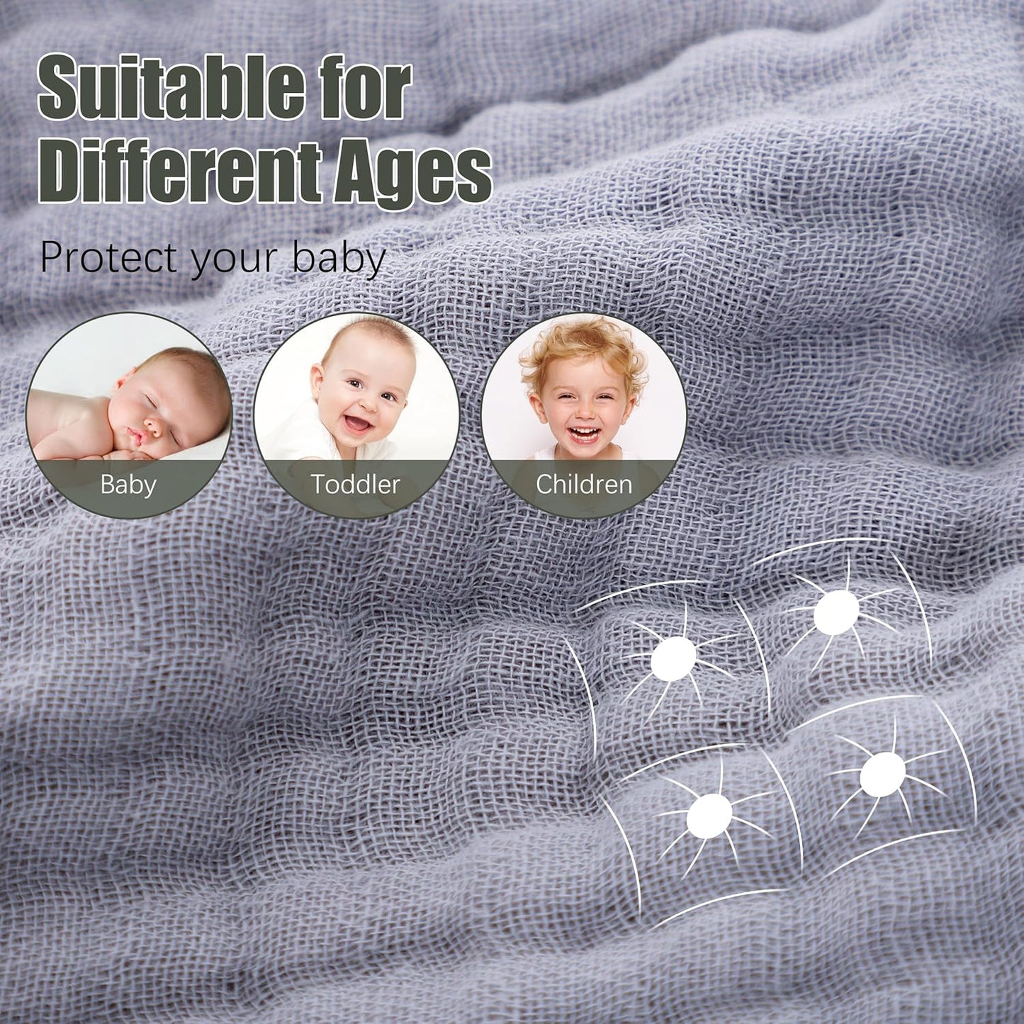 Hooded Baby Towels (2-Pack) – 100% Muslin Cotton Soft & Absorbent Bath Towels 32x32” 🛁