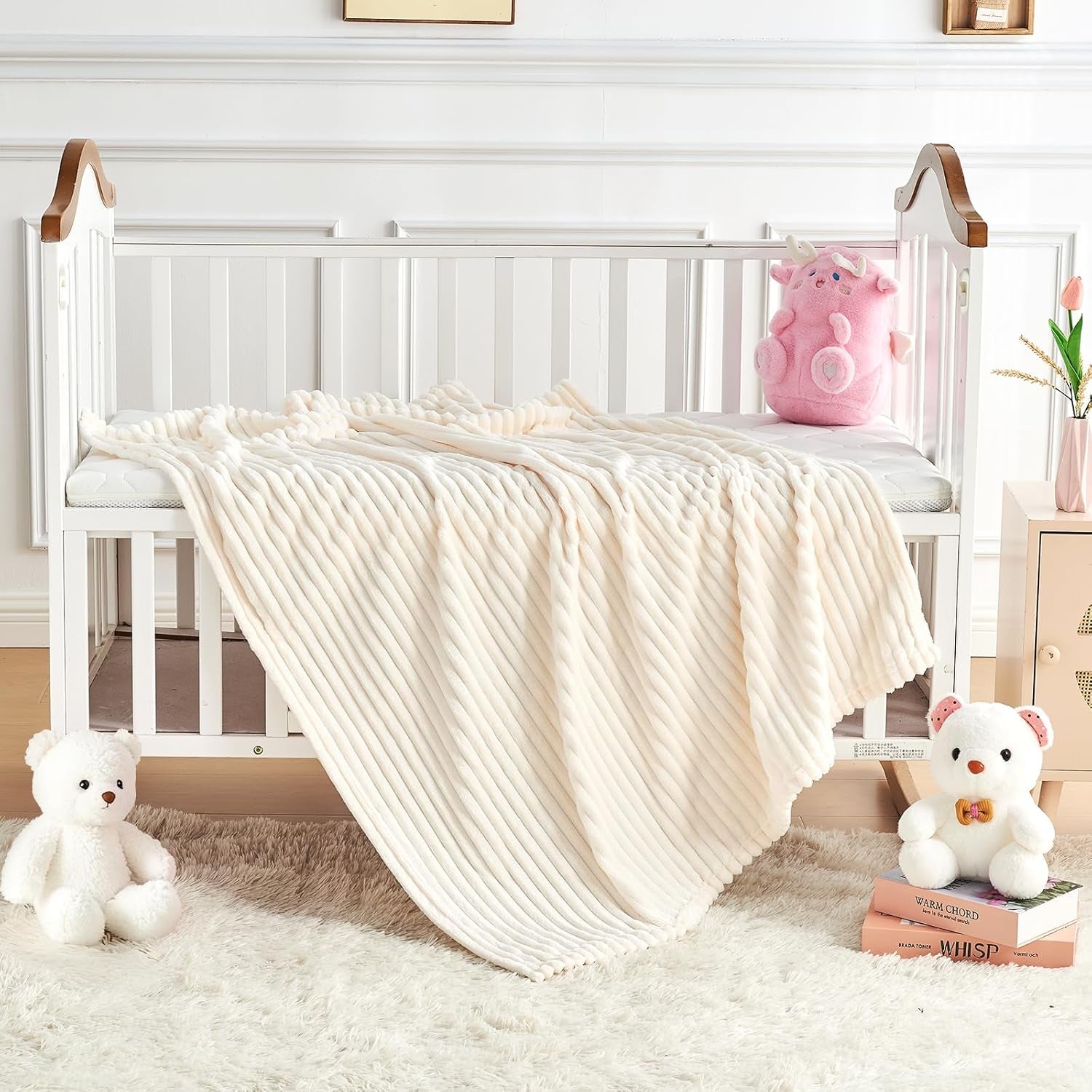 Cozy Fleece Baby Blanket | Ultra-Soft Lightweight Blanket for Newborns & Toddlers