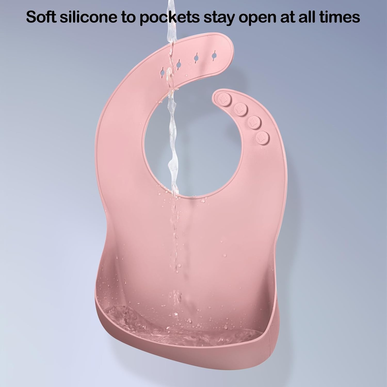 Silicone Baby Bibs (3-Pack) – Waterproof, BPA-Free, Adjustable Feeding Bibs for Babies & Toddlers 🍼