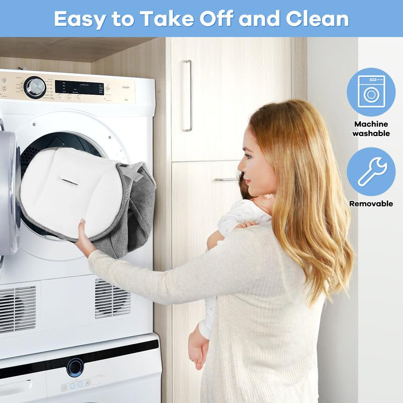 Comfort and Joy: Electric Baby Swing with 5 Soothing Speeds, 10 Lullabies, and Remote Control - Perfect for Infants!