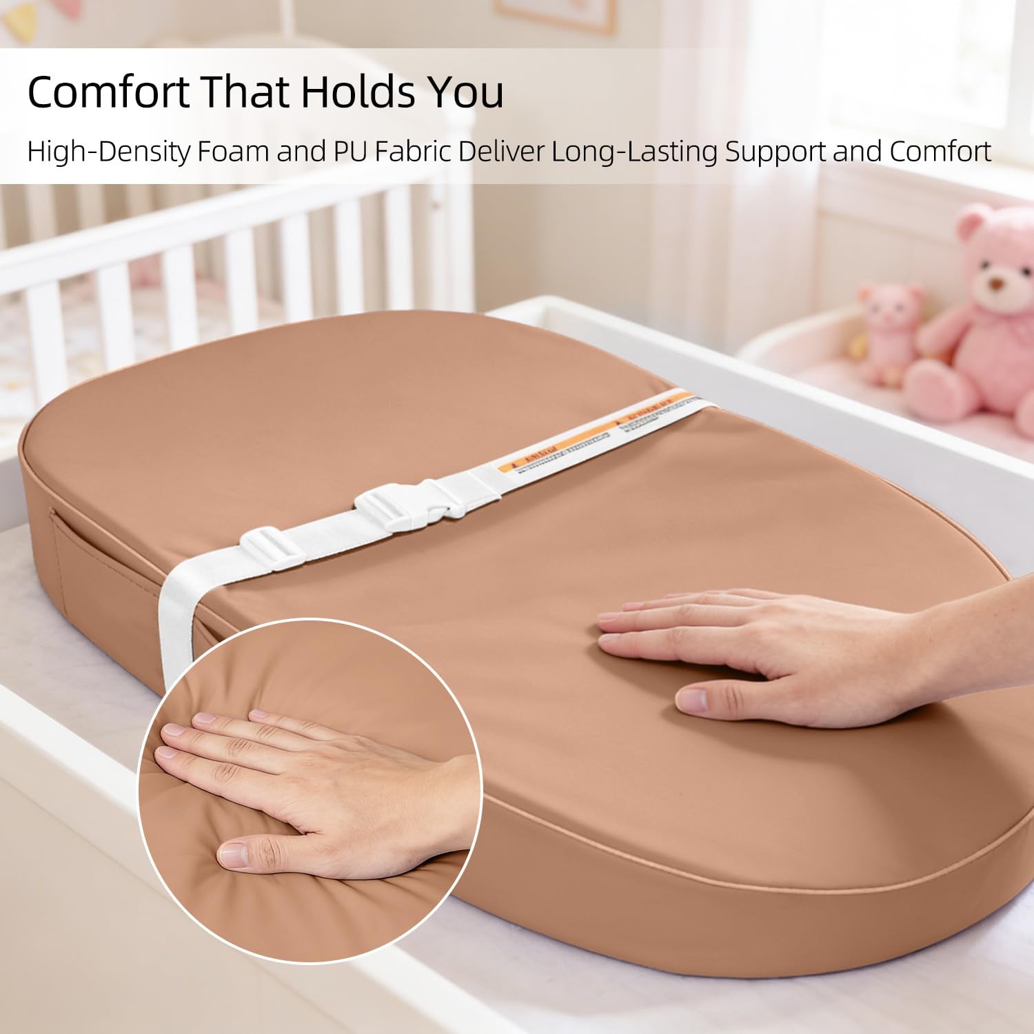 Waterproof Baby Changing Pad | Soft, Wipe-Clean Diaper Changing Mat