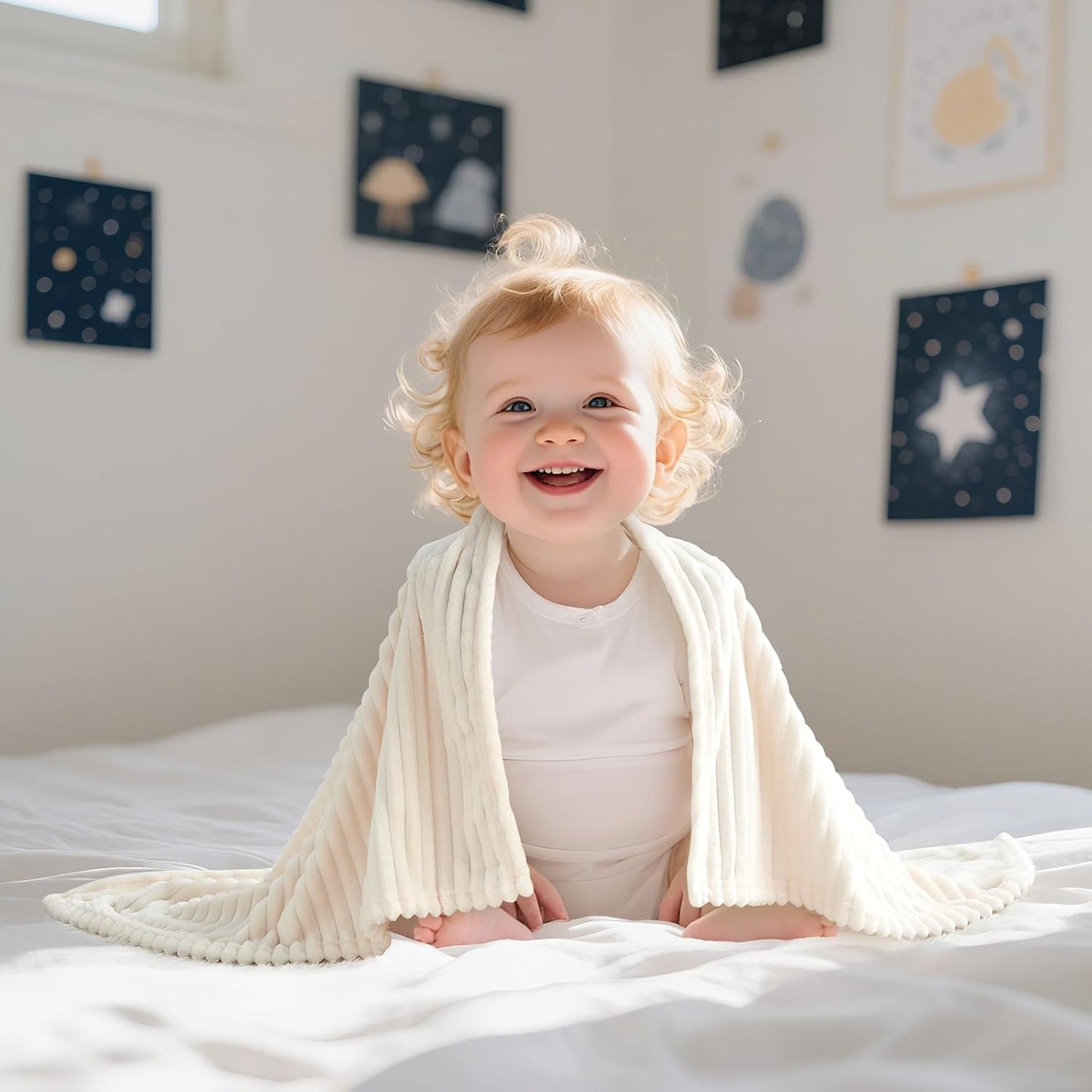 Cozy Fleece Baby Blanket | Ultra-Soft Lightweight Blanket for Newborns & Toddlers
