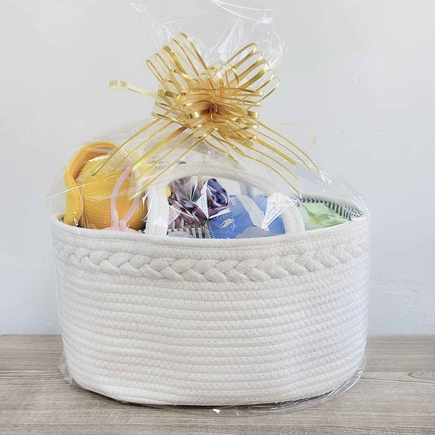 Baby Diaper Caddy Organizer | Portable Nursery Storage Basket