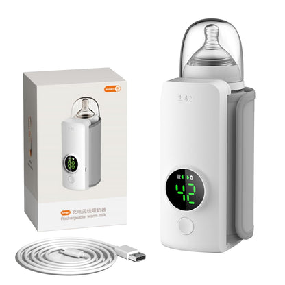 Revolutionary Portable Baby Bottle Warmer – Effortless, Waterless Heating for Home and On-the-Go!