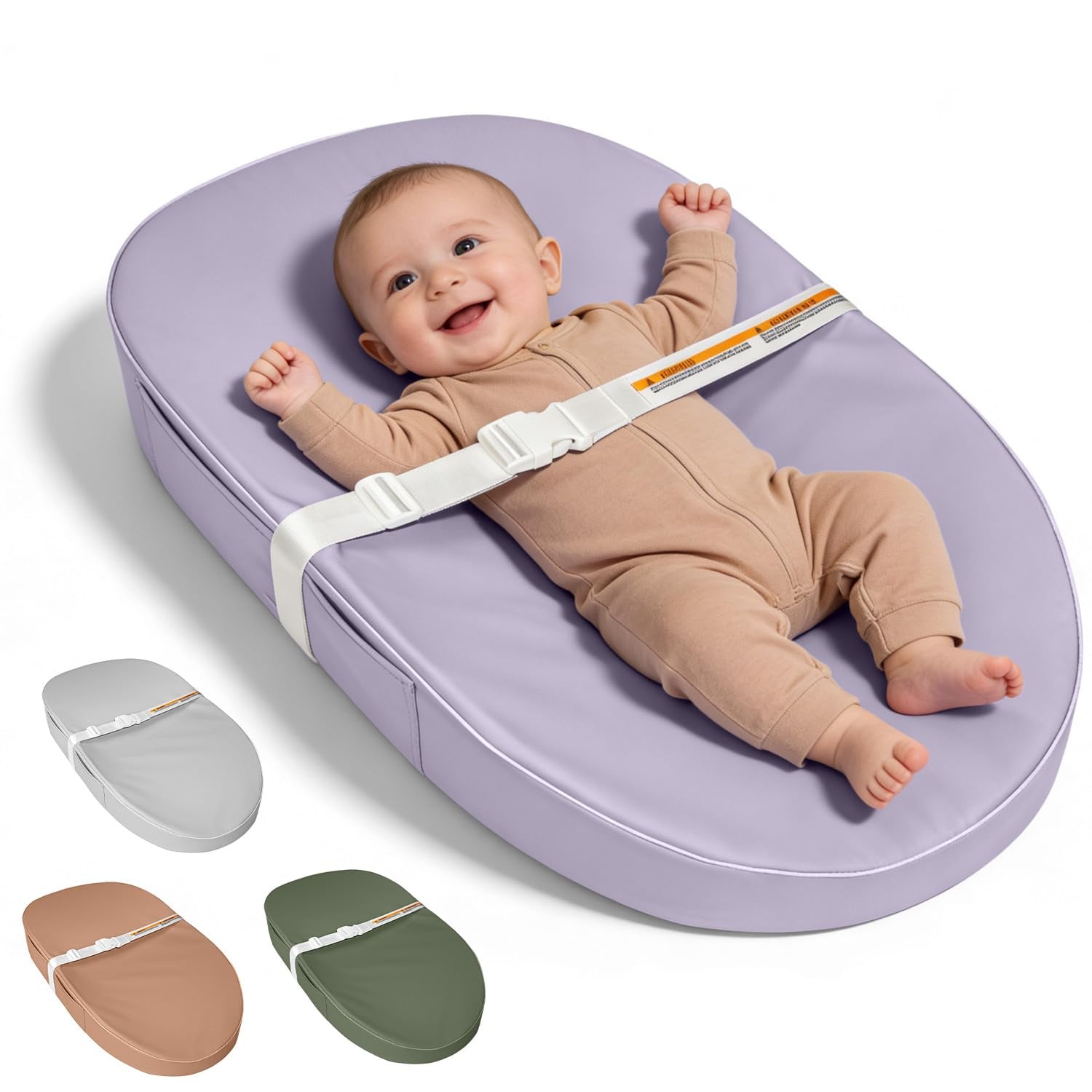 Waterproof Baby Changing Pad | Soft, Wipe-Clean Diaper Changing Mat