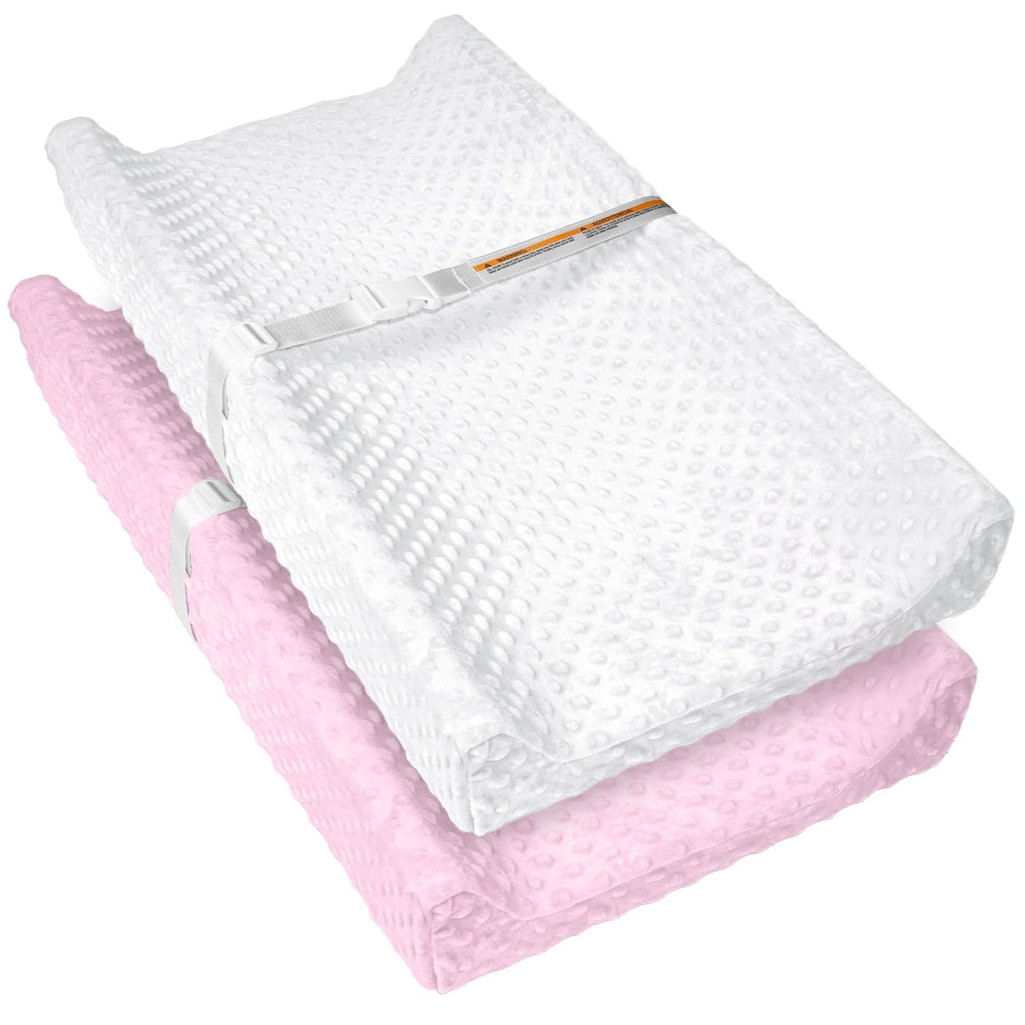 Waterproof Baby Changing Pad 32x16” – Non-Slip Wipeable Diaper Changing Mat with Safety Strap 