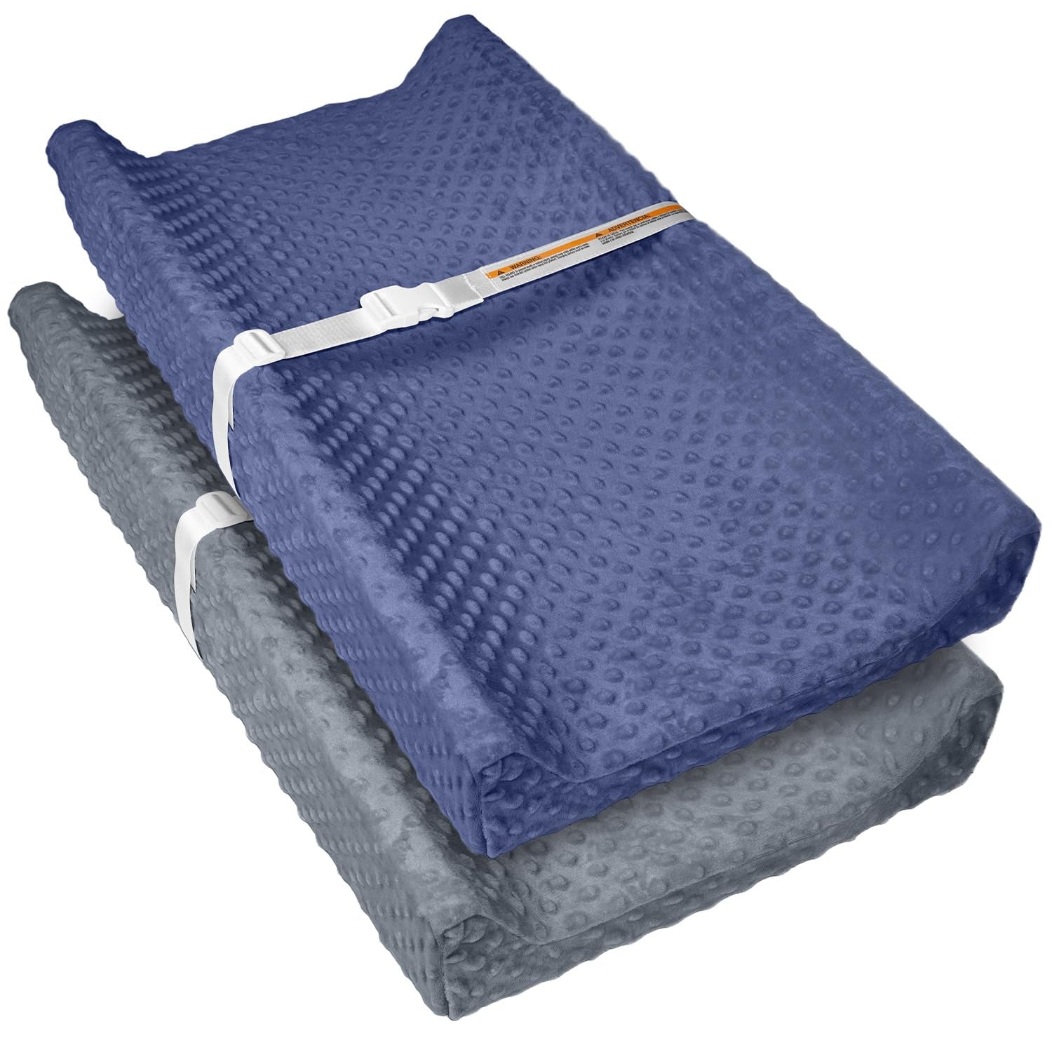 Waterproof Baby Changing Pad 32x16” – Non-Slip Wipeable Diaper Changing Mat with Safety Strap 