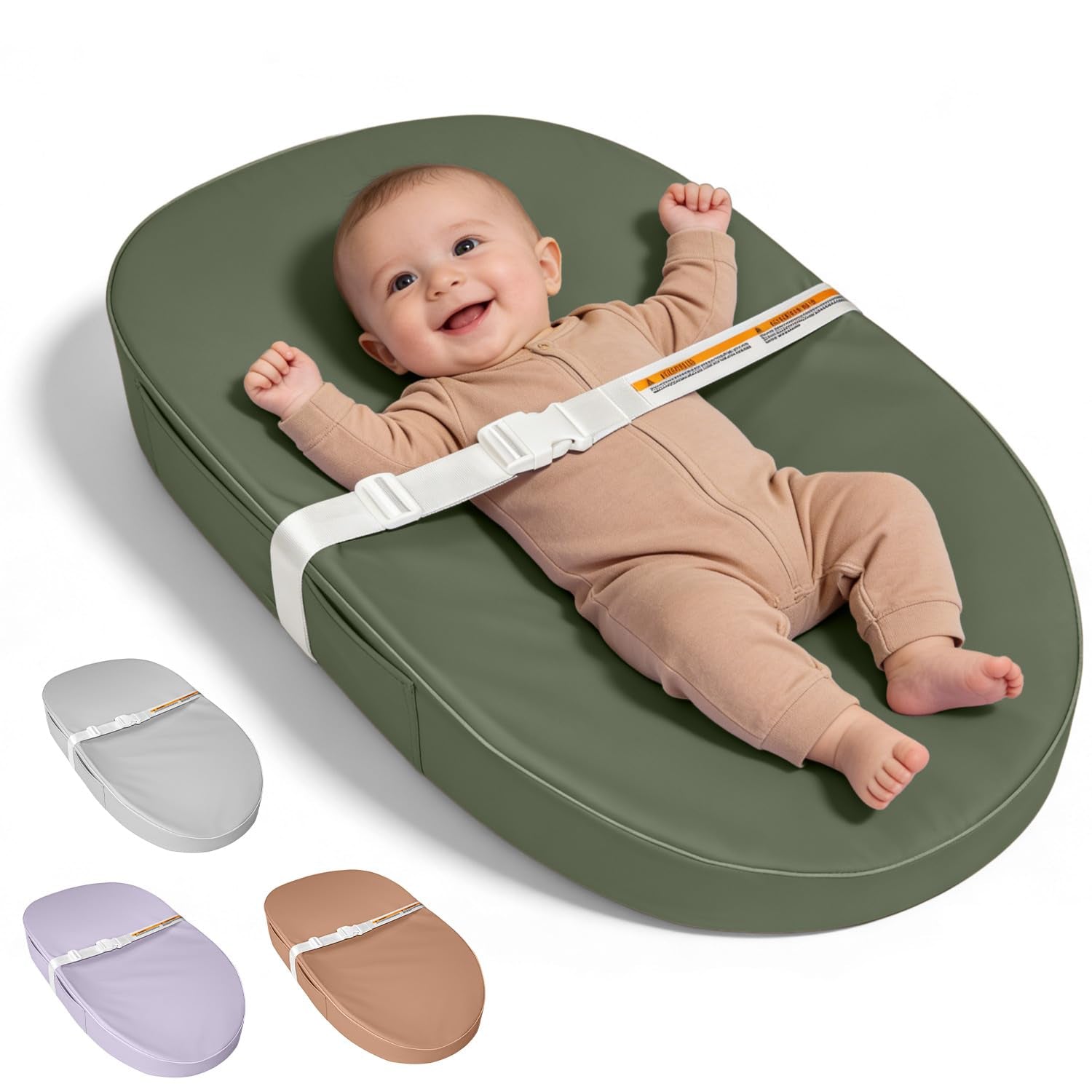 Waterproof Baby Changing Pad | Soft, Wipe-Clean Diaper Changing Mat